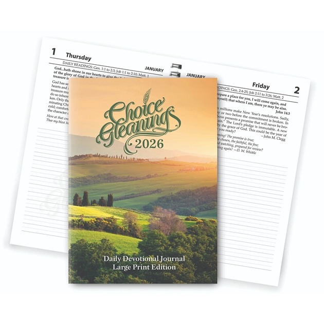 Choice Gleanings Large Print Journal 2026