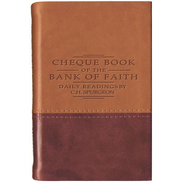 Chequebook Of The Bank Of Faith Tan / Burgundy