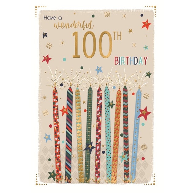 100th Birthday - Candles - Male[6]