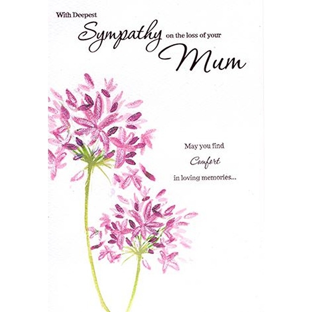 Sympathy Mum - Pink Flowers [6]