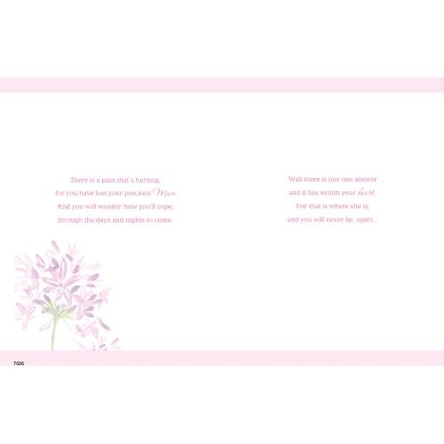 Sympathy Mum - Pink Flowers [6]