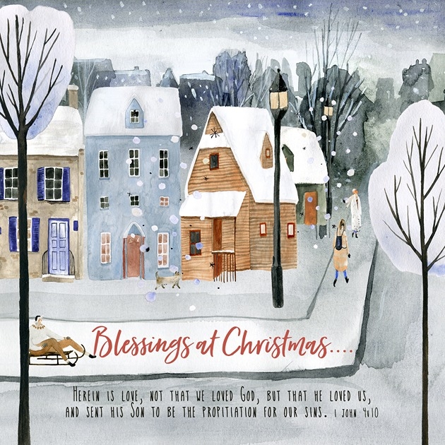 1 John 4: 10 - Blessings At Christmas (street)