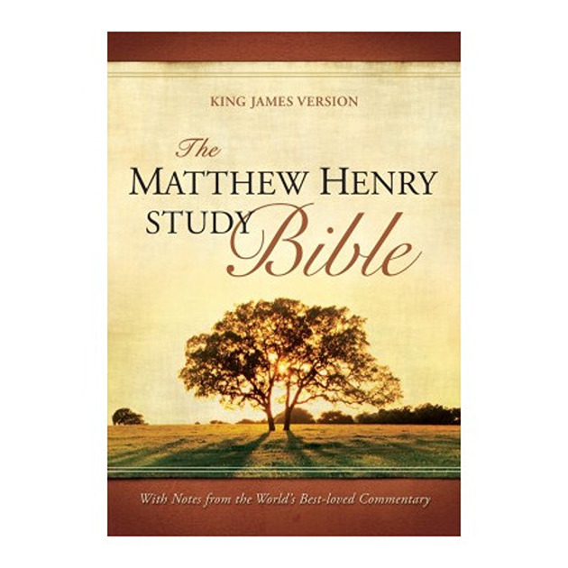 KJV Matthew Henry Study Bible Bonded Leather Black