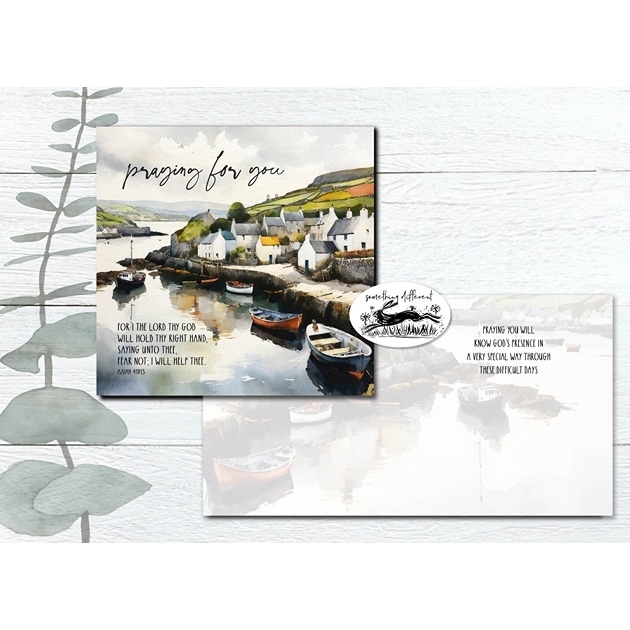 Praying for You Card - Harbour - Isaiah 41: 13