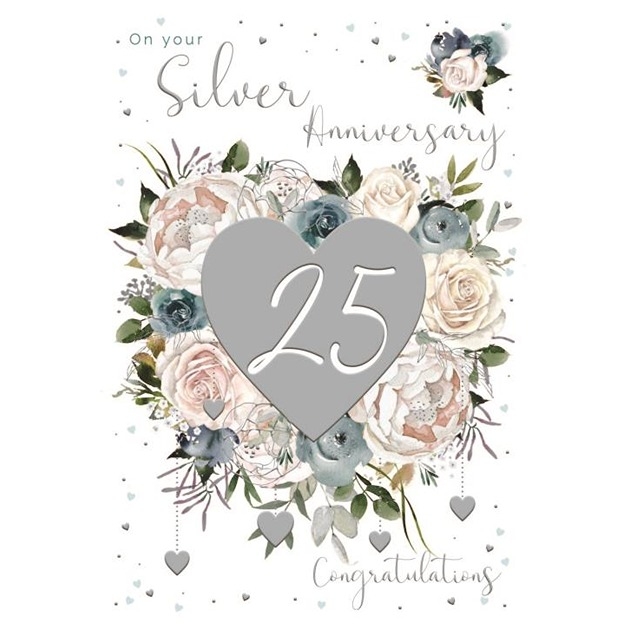 Silver Wedding Anniversary - Congratulations [6]