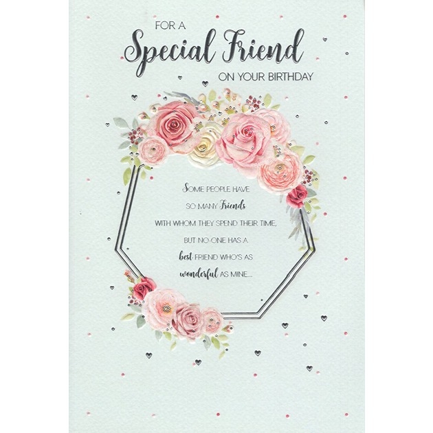 Friend Birthday - Hexagon Flowers [6]