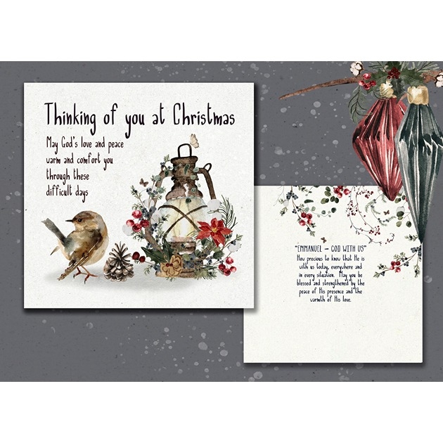 Emmanuel - God With Us - Christmas Oil Lamp