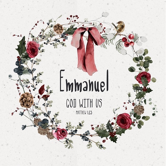 God With Us - Christmas Wreath 