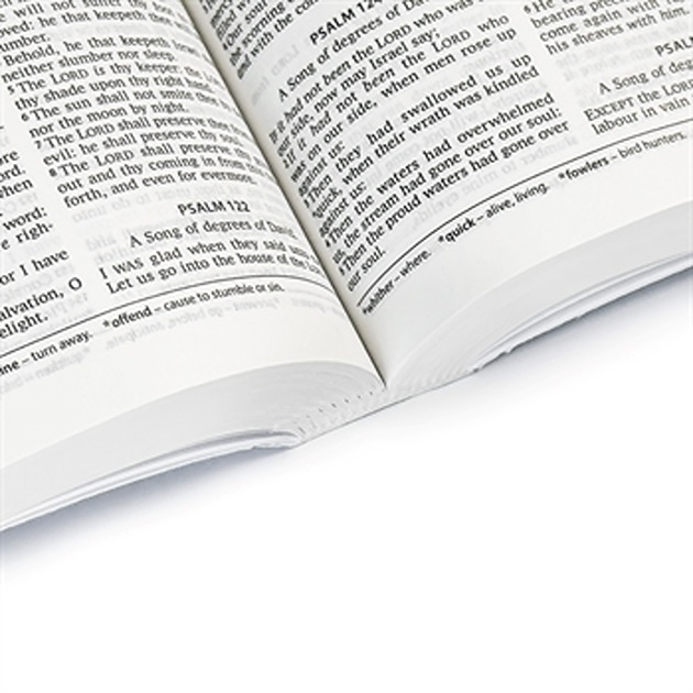 Hampton Text Bible - Blue Paperback 