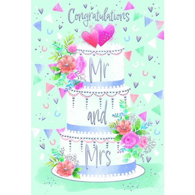 Congratulations Mr and Mrs