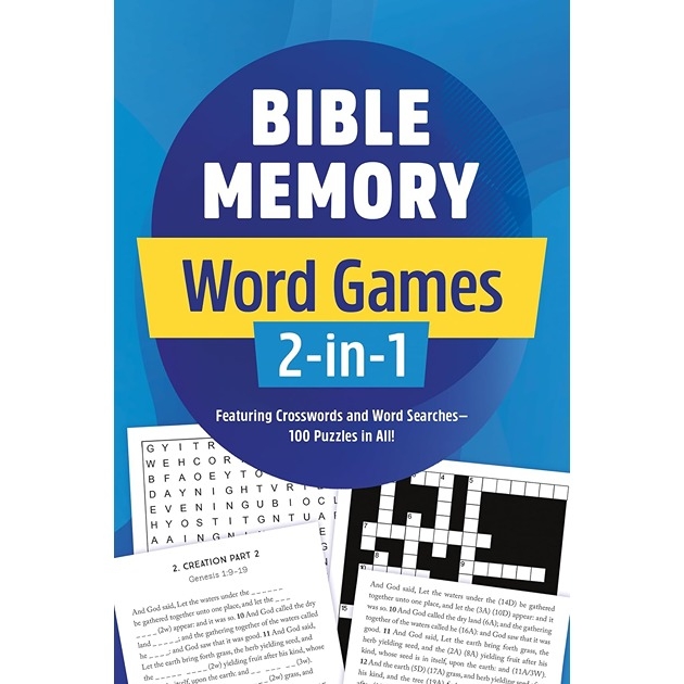 Bible Memory Word Games 2-In-1
