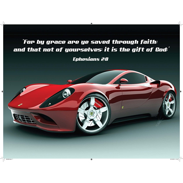 Ferrari Picture With Bible Verse