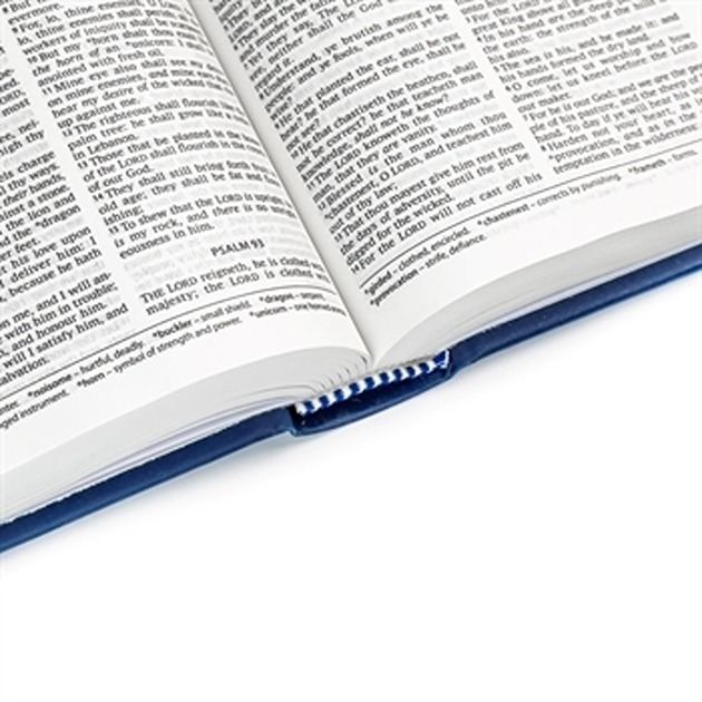 Hampton Text Bible - Blue Hardback