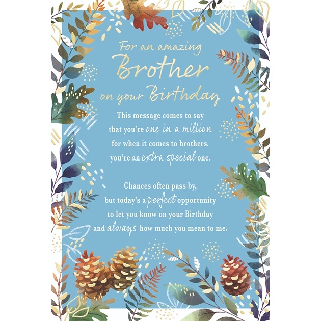 For An Amazing brother on Your Birthday