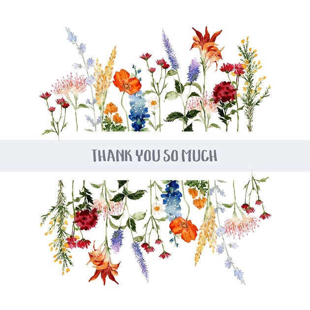 Thank You Card - Vibrant Autumn - Philippians 1: 3