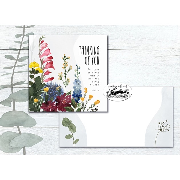 Thinking of You - Garden Posy - 2 Thessalonians 3: 16