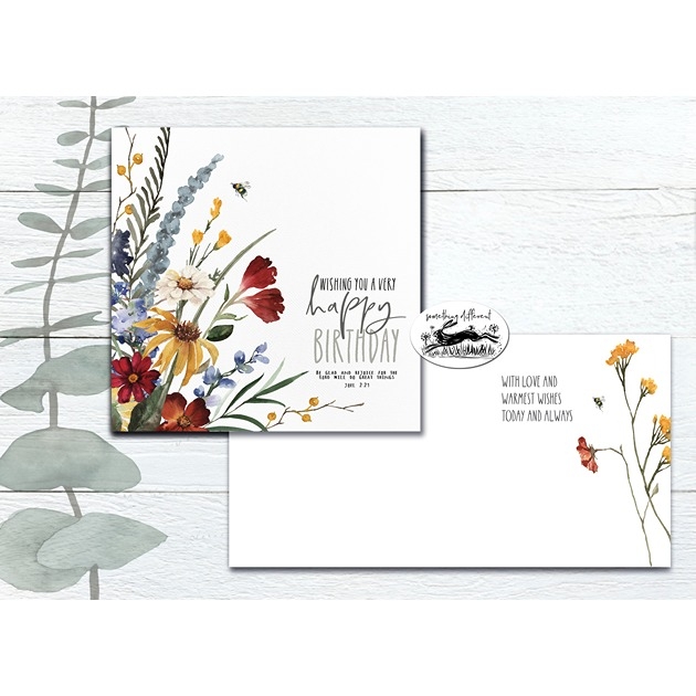 Birthday Card - Autumn Ruby - Joel 2: 21