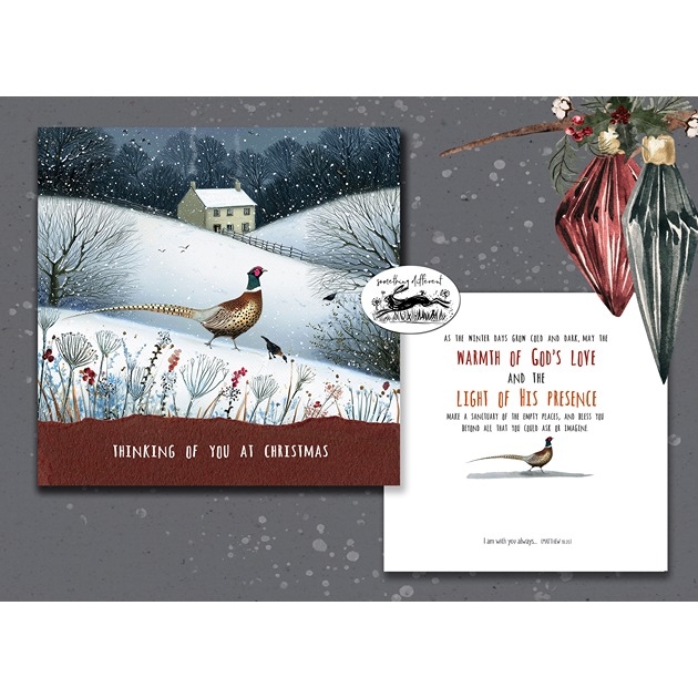 Thinking of You At Christmas - Pheasant - Matthew 18: 20