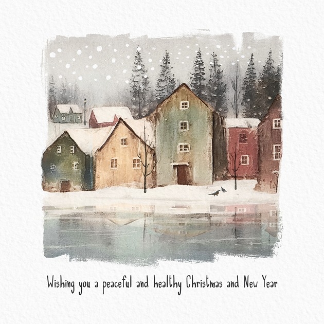 Wishing You A Peaceful And Healthy Christmas And New Year - Houses - Isaiah 32: 18