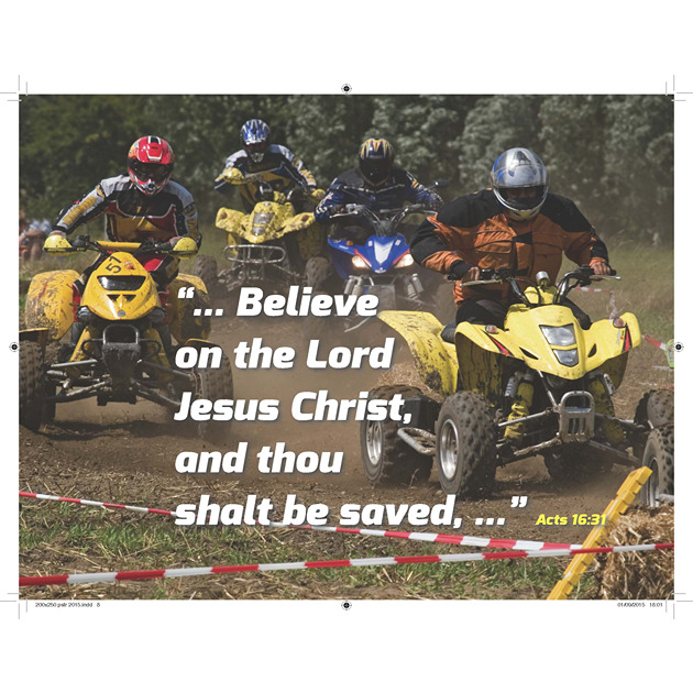 Quad Picture With Bible Verse - Large