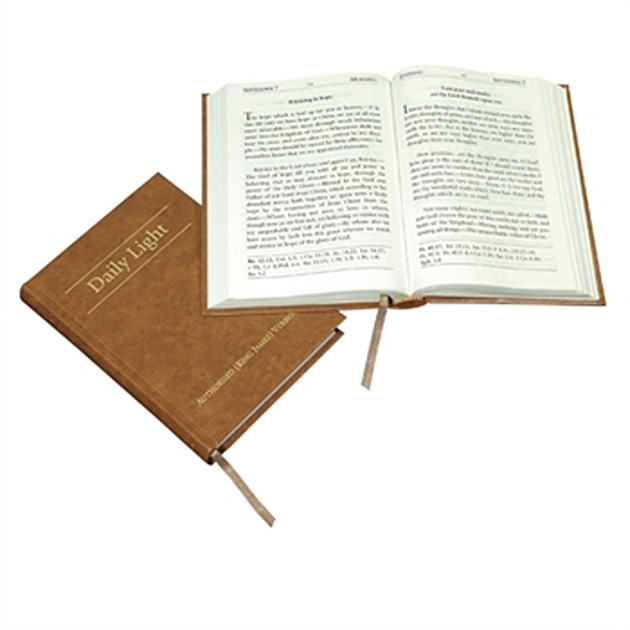 Daily Light - Hard Back  - Brown