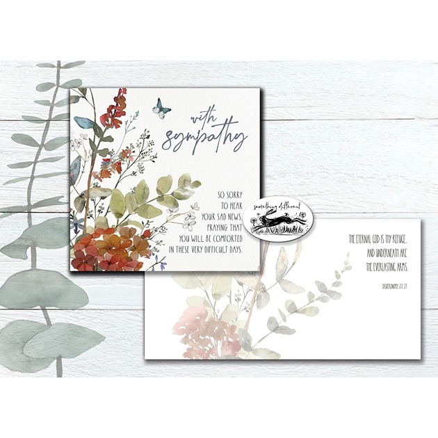Sympathy - Dried Flowers - Deuteronomy 33: 27