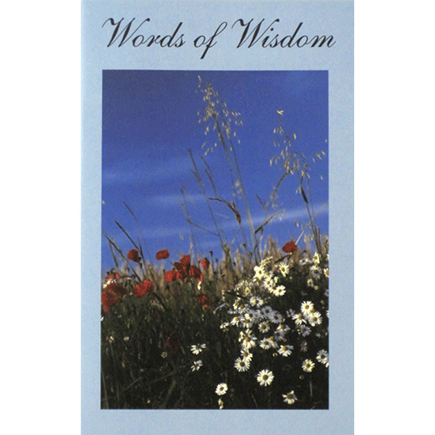 Words Of Wisdom Booklet
