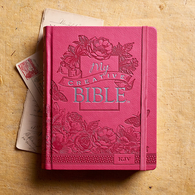 KJV My Creative Bible: Pink Luxleather